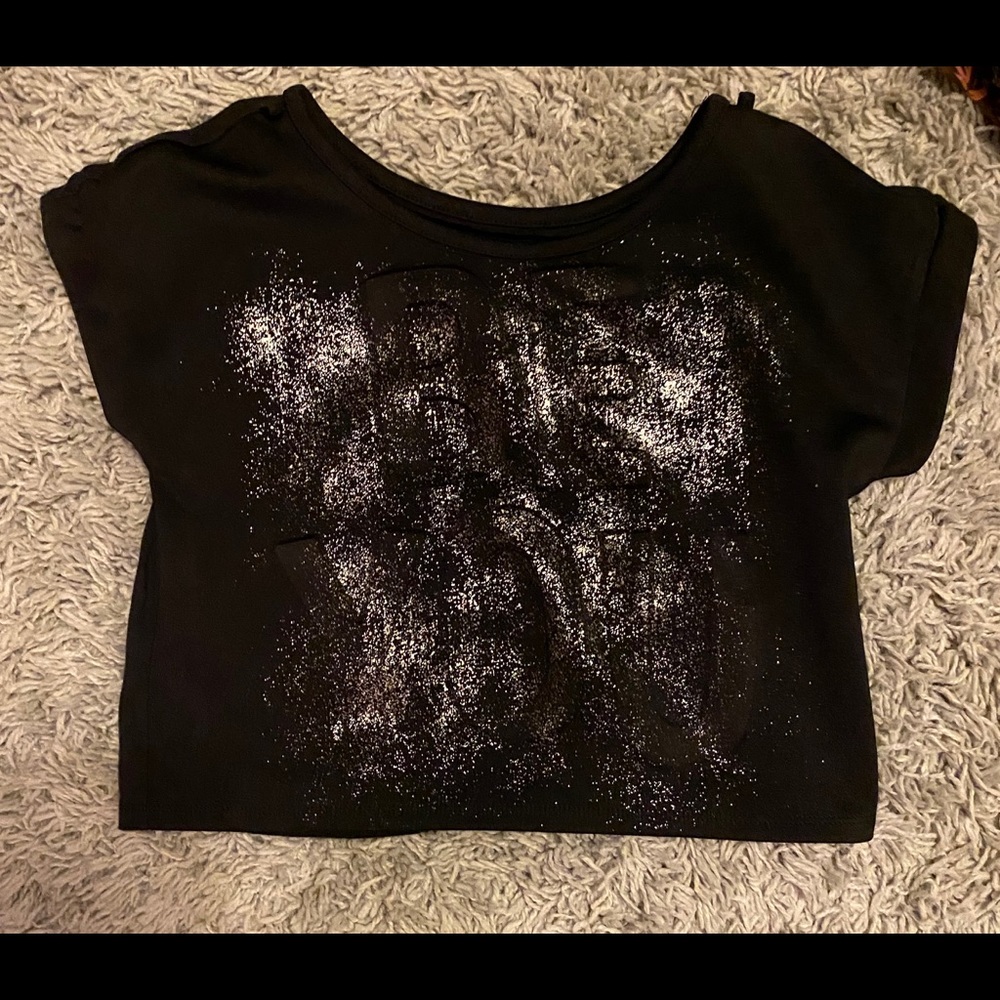 Justice Cropped Dance Shirt